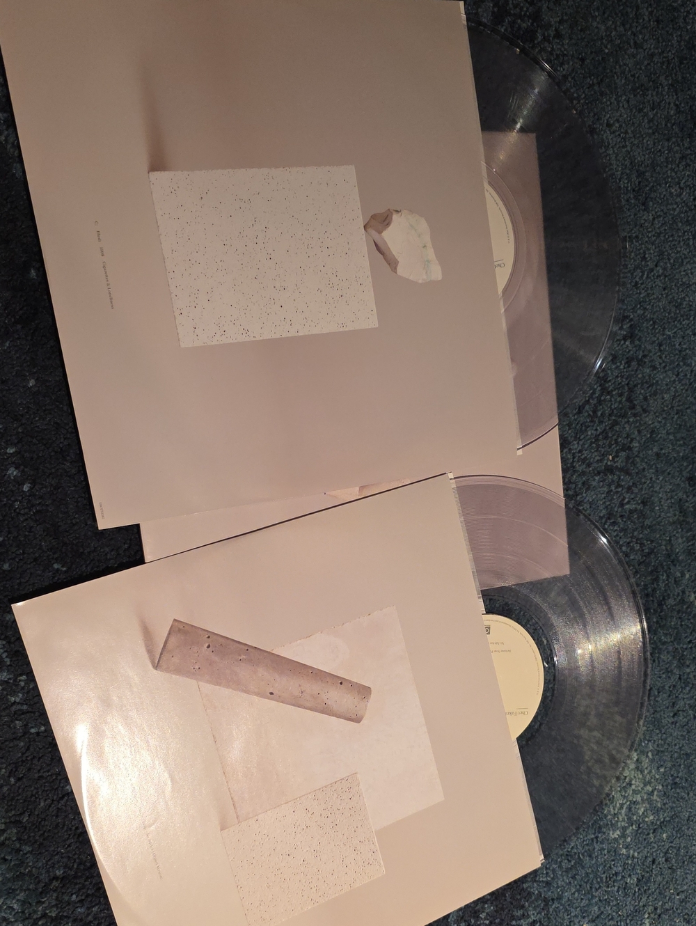 RARE CLEAR 2LP - Chet Faker Built On Glass Clear Vinyl 2LP Record Gatefold